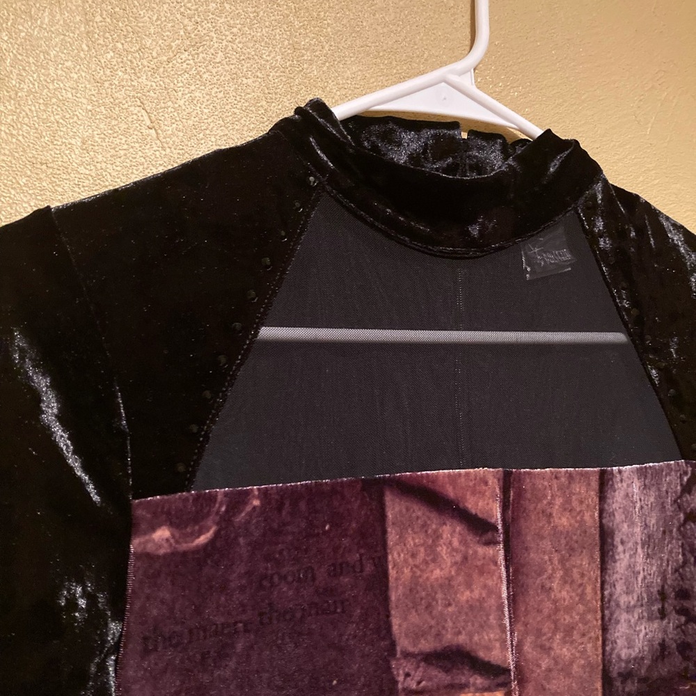 Velvet Long Sleeve Dress - Picture 2 of 14